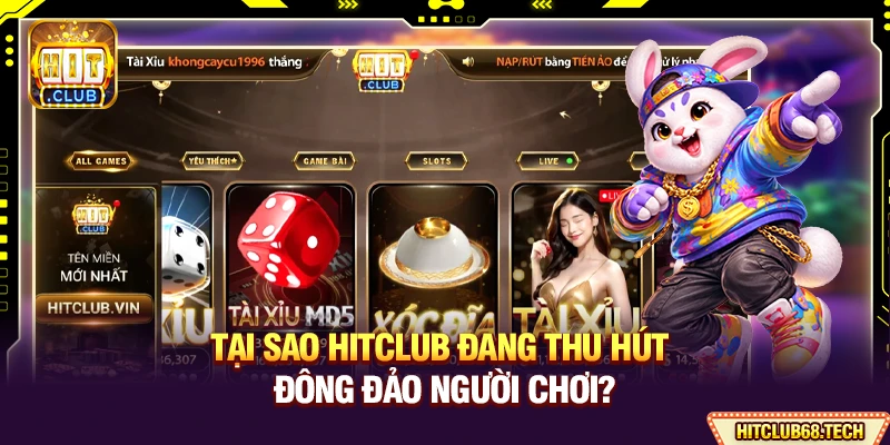 Tại sao Hitclub đang thu hút đông đảo người chơi?